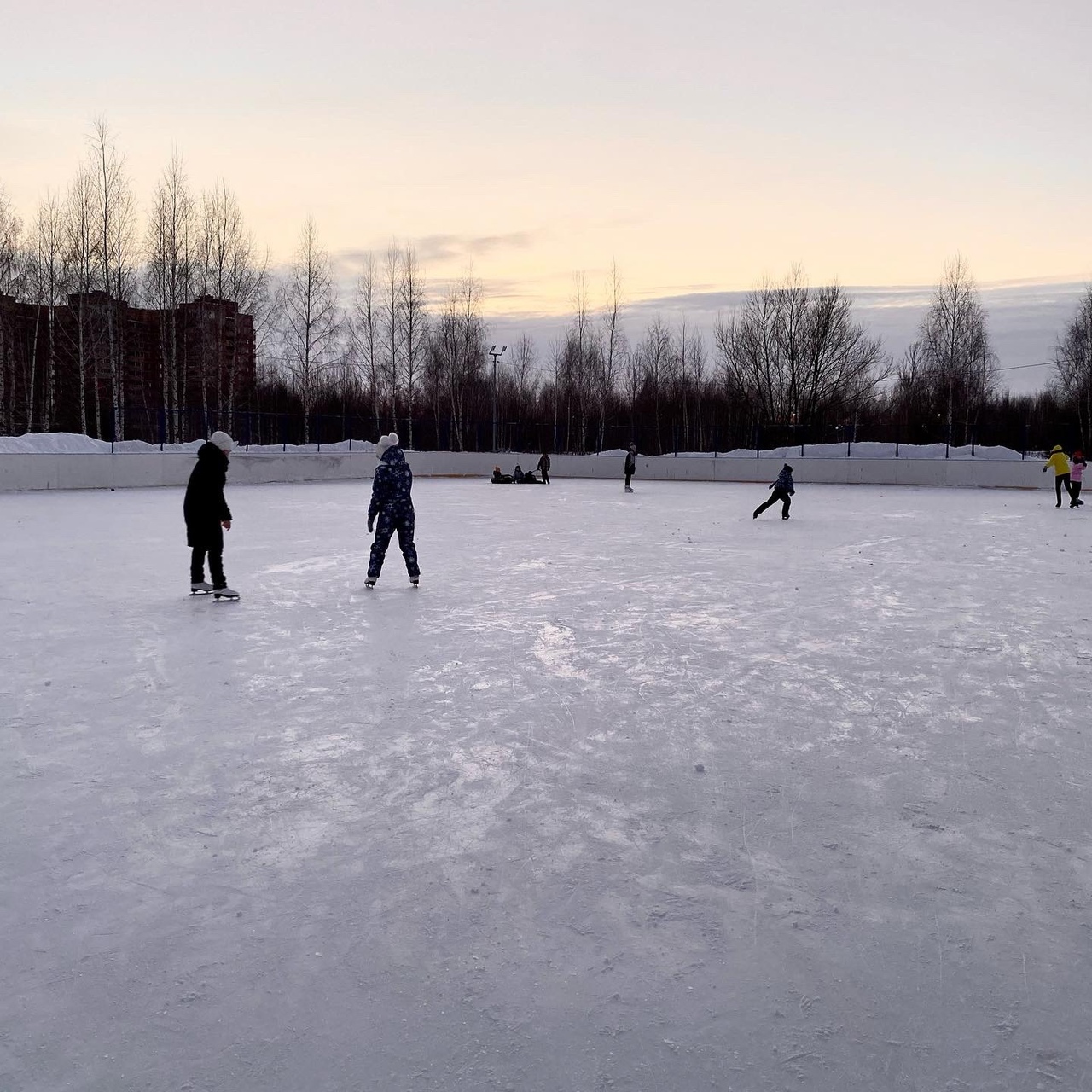 Ногинск каток в городском парке